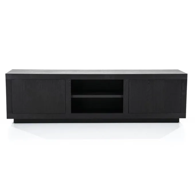 Eleonora TV meubel Helsinki 160 cm 2-drs. - zwart