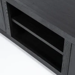 Eleonora TV meubel Helsinki 160 cm 2-drs. - zwart