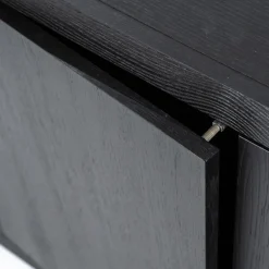 Eleonora TV meubel Helsinki 160 cm 2-drs. - zwart