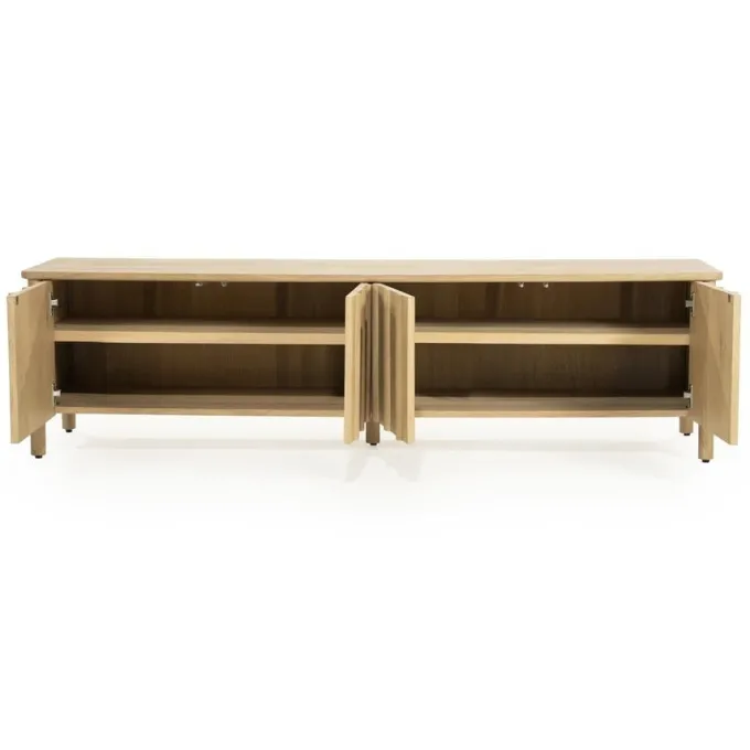 Eleonora TV meubel Jake 4 drs. - naturel