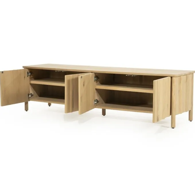 Eleonora TV meubel Jake 4 drs. - naturel