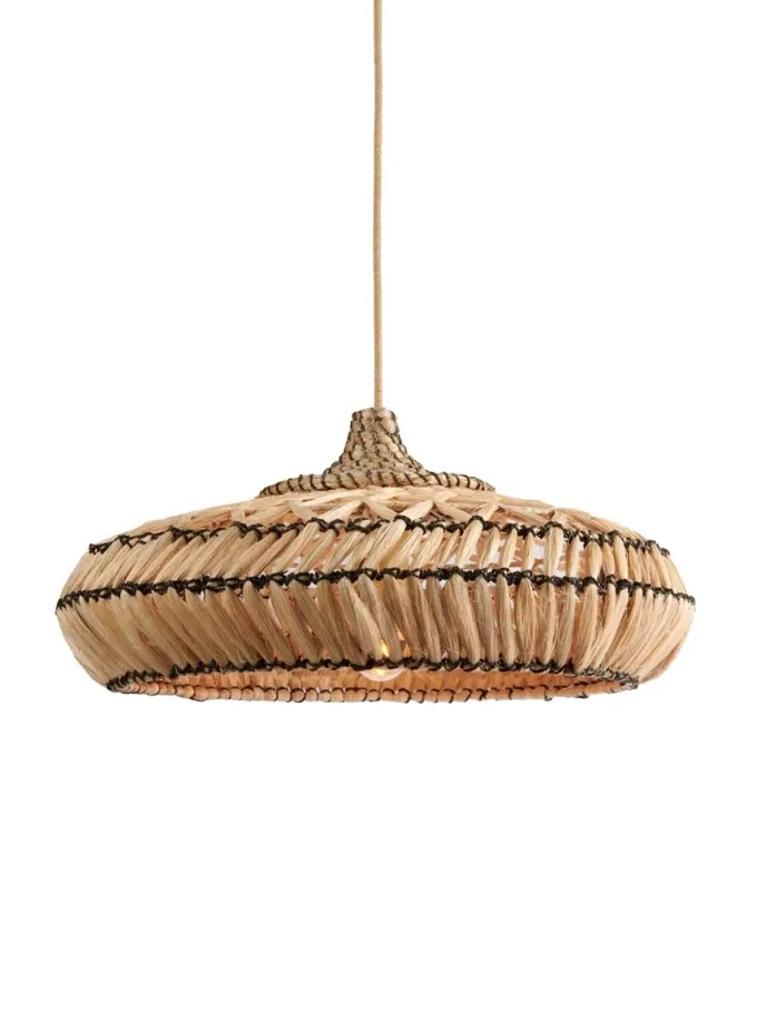 Good&Mojo Hanglamp abacca RINJANI naturel S