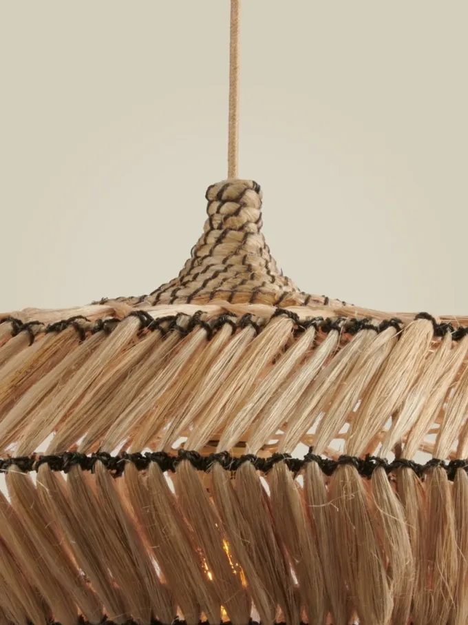 Good&Mojo Hanglamp abacca RINJANI naturel L