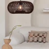 Good&Mojo Hanglamp Arizona bamboe ø50 burgundy S