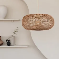 Good&Mojo Hanglamp Arizona bamboe/kap ø50 naturel S