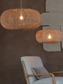 Good&Mojo Hanglamp Arizona bamboe ø70 naturel L