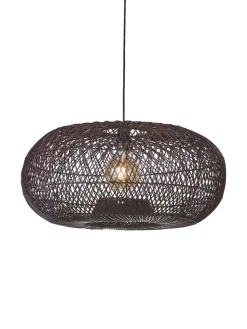 Good&Mojo Hanglamp Arizona bamboe ø70 burgundy L