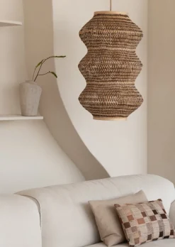 Good&Mojo Hanglamp Barbados bamboe ø40xh.67cm naturel /bruin XL