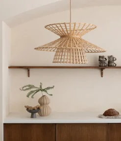 Good&Mojo Hanglamp Machu Picchu bamboe ø57xh.27cm naturel