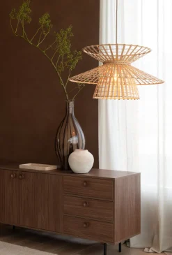 Good&Mojo Hanglamp Machu Picchu bamboe ø57xh.27cm naturel