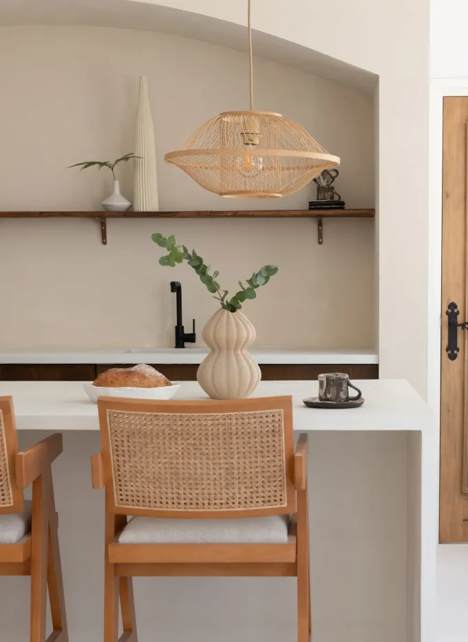 Good&Mojo Hanglamp Maui bamboe naturel S