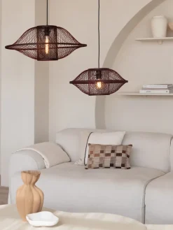 Good&Mojo Hanglamp Maui bamboe burgundy S