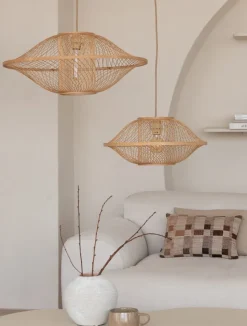 Good&Mojo Hanglamp Maui bamboe ø70xh.30cm naturel L