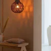 Good&Mojo Hanglamp Mendoza bamboe ø35xh.35cm burgundy S