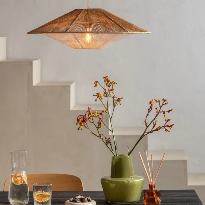 Good&Mojo Hanglamp papiertouw LUMBINI naturel L