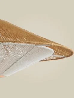 Good&Mojo Hanglamp papiertouw LUMBINI lichtgrijs L