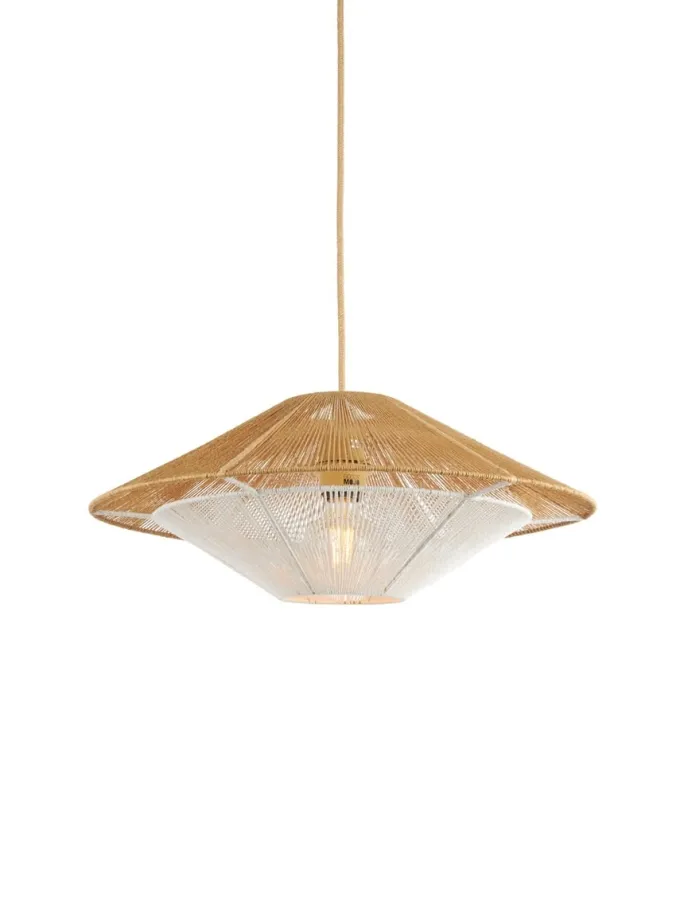 Good&Mojo Hanglamp papiertouw LUMBINI naturel S