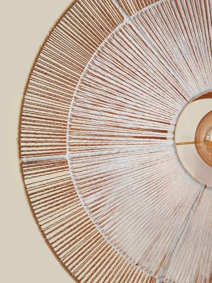 Good&Mojo Hanglamp papiertouw LUMBINI naturel S