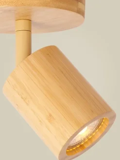 Good&Mojo Plafondlamp bamboe JAVA bruin