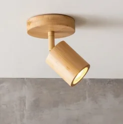 Good&Mojo Plafondlamp bamboe JAVA bruin