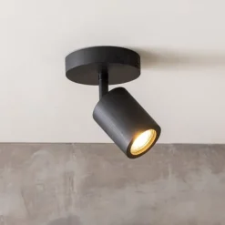 Good&Mojo Plafondlamp bamboe JAVA zwart
