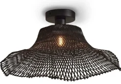 Good&Mojo Plafondlamp Ibiza wavy S zwart