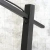 Good&Mojo Vloerlamp Bali bamboe zwart kap 60x15cm zwart naturel M