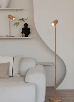 Good&Mojo Vloerlamp bamboe Java naturel
