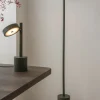 Good&Mojo Vloerlamp essenhout OKINAWA groen