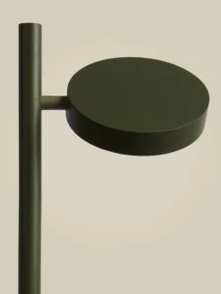 Good&Mojo Vloerlamp essenhout OKINAWA groen