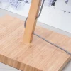 Good&Mojo Vloerlamp Fuji bamboe eco linnen wit