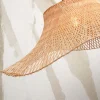 Good&Mojo Vloerlamp Ibiza L white met naturel kap