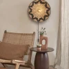 Good&Mojo Wandlamp Andros dia. 45cm zwart/naturel