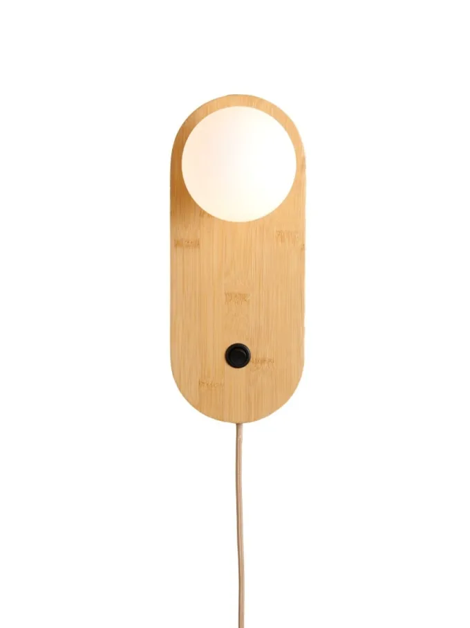 Good&Mojo Wandlamp bamboe JAVA bruin