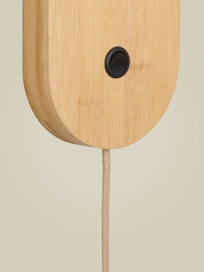 Good&Mojo Wandlamp bamboe JAVA bruin
