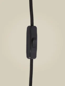 Good&Mojo Wandlamp bamboe JAVA zwart