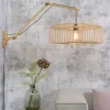 Good&Mojo Wandlamp Bromo bamboe naturel Ø 60 naturel L