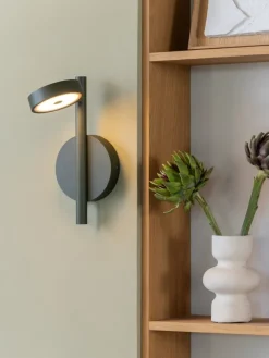 Good&Mojo Wandlamp essenhout OKINAWA groen