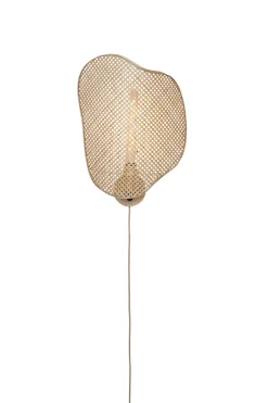 Good&Mojo Wandlamp Kinabalu bamboe 40x10xh.50cm naturel