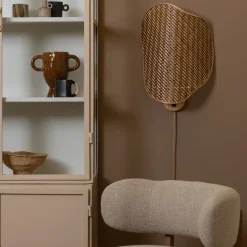 Good&Mojo Wandlamp Kinabalu bambo 40x10xh.50cm naturel bruin