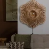 Good&Mojo Wandlamp Madura bamboe ø87x20cm naturel bruin L
