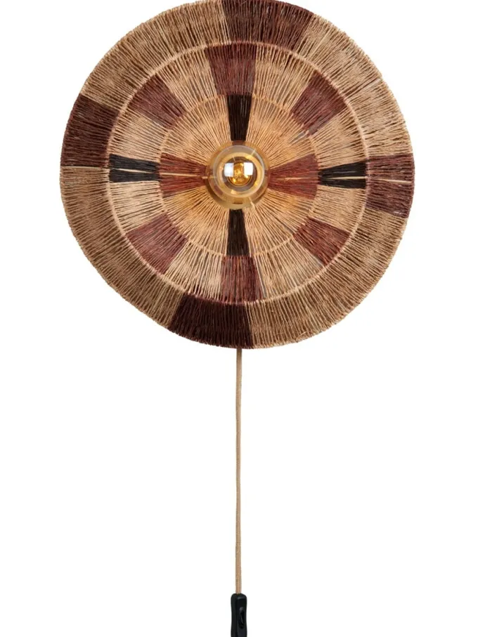 Good&Mojo Wandlamp SERENGETI naturel / bruin S