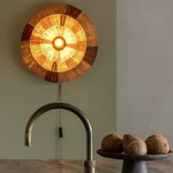 Good&Mojo Wandlamp SERENGETI naturel / bruin S