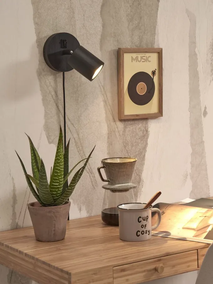 Good&Mojo Wandspot Java zwart