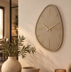 HomeBound by KY Wandklok Evia organisch beige