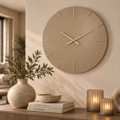 HomeBound by KY Wandklok Vilo beige
