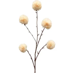 ISAA Kunsttak Pompom 100 cm - creme