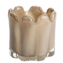 ISAA Waxinelichthouder Gramma 11x11 cm - taupe