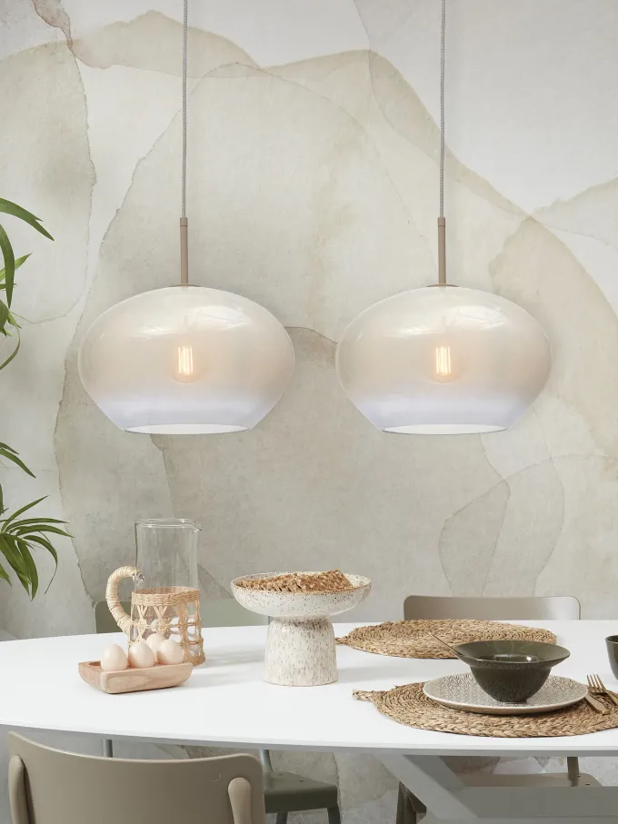 it's about RoMi Hanglamp Bologna kleurverl. melkwit