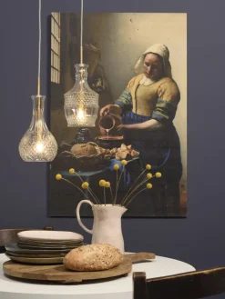 it's about RoMi Hanglamp glas Brussels Ø 14 transparant/goud druppel